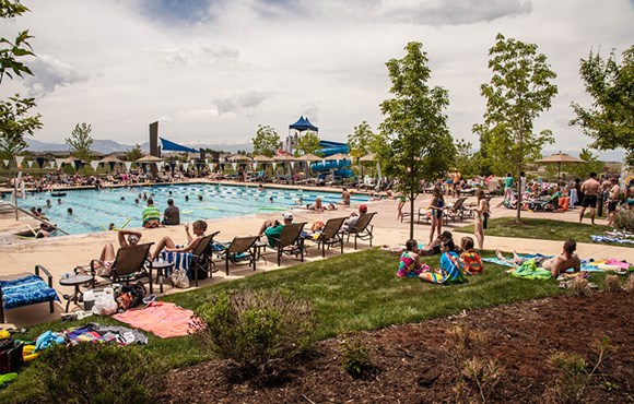 Community pool in Anthem Highlands Broomfield, CO