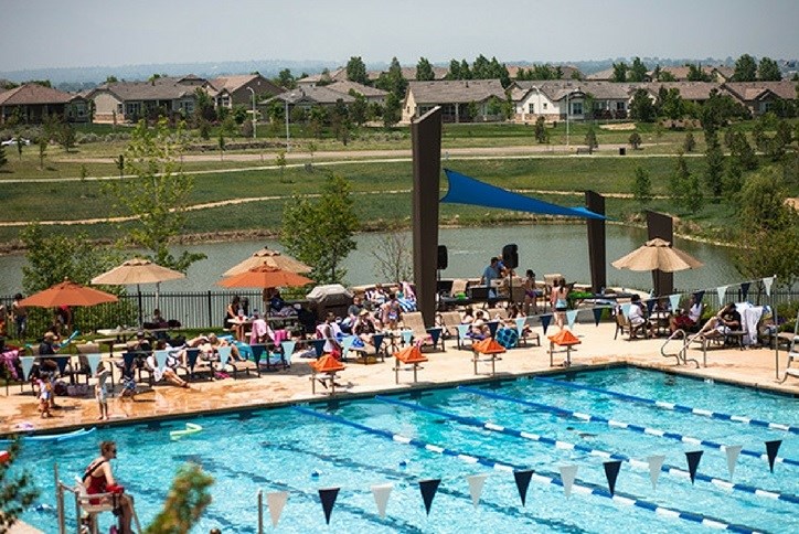Parkside Center pool in Anthem Highlands