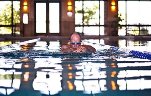 Swimming pool in Aspen Lodge 55+ Recreation Center in Broomfield, CO