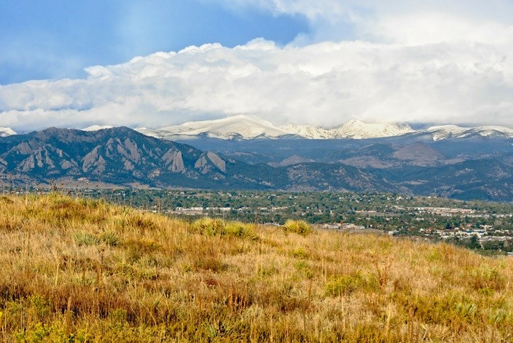 View of mountains from Anthem